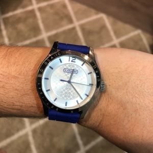 Blue NEW Coach watch